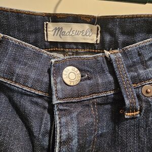 Madewell Women's Dark Blue Straight Leg Jeans